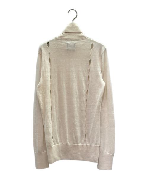 FenG CHen WANG（フェンチェンワン）FenG CHen WANG (フェンチェンワン) カシミヤ 長袖デザインニット ベージュ サイズ:Ｓの古着・服飾アイテム