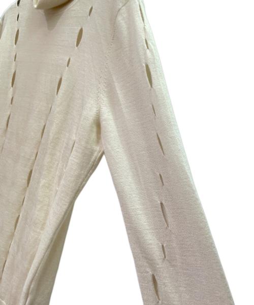 FenG CHen WANG（フェンチェンワン）FenG CHen WANG (フェンチェンワン) カシミヤ 長袖デザインニット ベージュ サイズ:Ｓの古着・服飾アイテム
