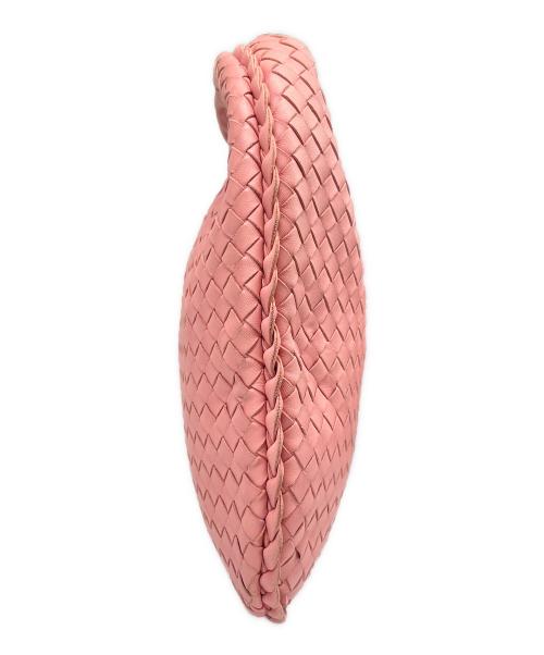 BOTTEGA VENETA（ボッテガベネタ）BOTTEGA VENETA (ボッテガベネタ) イントレチャート レザー ホーボー ワンショルダーバッグ ピンクの古着・服飾アイテム