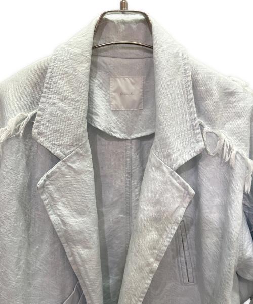 POLS（ポルス）POLS (ポルス) Sazanamiデニムコート スカイブルー サイズ:Freeの古着・服飾アイテム