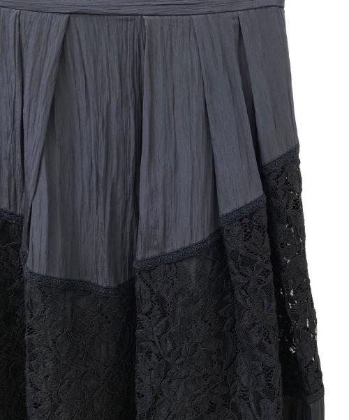 COLUMN（コラム）COLUMN (コラム) レーススカート ブラック サイズ:36の古着・服飾アイテム