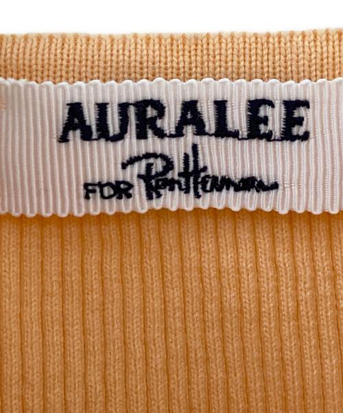 AURALEE（オーラリー）AURALEE (オーラリー) Ron Herman (ロンハーマン) ノースリーブカットソー オレンジ サイズ:Freeの古着・服飾アイテム