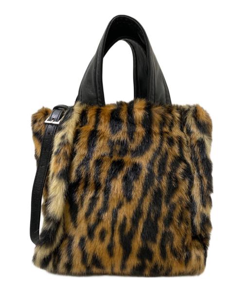 Stand Studio（スタンド スタジオ）Stand Studio (スタンド スタジオ) エコファーハンドバッグ ブラウンの古着・服飾アイテム