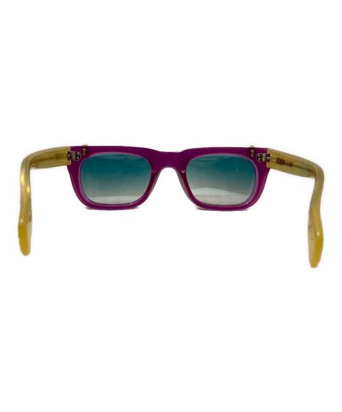 COMME des GARCONS HOMME PLUS（コムデギャルソンオムプリュス）COMME des GARCONS HOMME PLUS (コムデギャルソンオムプリュス) CUTLER AND GROSS (カトラー アンド グロス) グラデサングラス パープルの古着・服飾アイテム