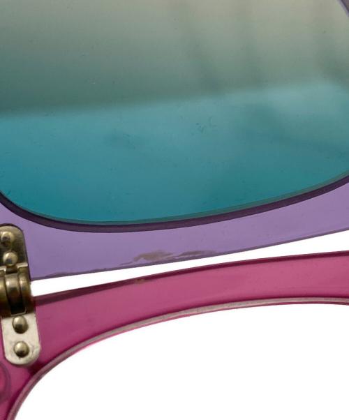 COMME des GARCONS HOMME PLUS（コムデギャルソンオムプリュス）COMME des GARCONS HOMME PLUS (コムデギャルソンオムプリュス) CUTLER AND GROSS (カトラー アンド グロス) グラデサングラス パープルの古着・服飾アイテム