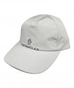 MONCLERモンクレール）の古着「ベースボールキャップ」｜ホワイト
