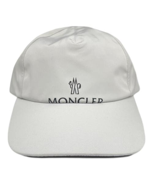 MONCLER（モンクレール）MONCLER (モンクレール) ベースボールキャップ ホワイトの古着・服飾アイテム