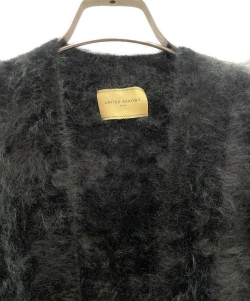UNITED ARROWS（ユナイテッドアローズ）UNITED ARROWS (ユナイテッドアローズ) カシミヤカーディガン ブラック サイズ: Freeの古着・服飾アイテム