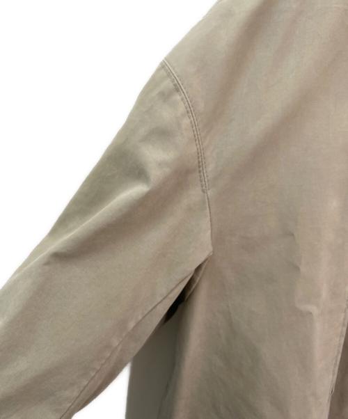 DRAWER（ドゥロワー）DRAWER (ドゥロワー) ジップアップフーデッドコート ベージュ サイズ:36の古着・服飾アイテム