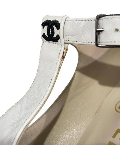 CHANEL（シャネル）CHANEL (シャネル) バイカラーパンプス ブラック×ホワイト サイズ:35の古着・服飾アイテム