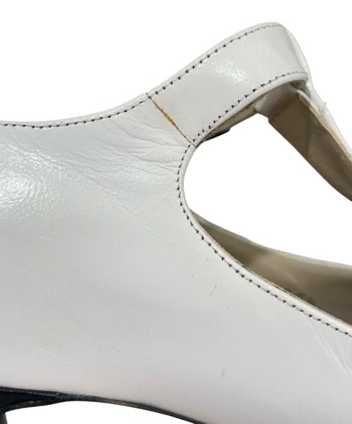 CHANEL（シャネル）CHANEL (シャネル) バイカラーパンプス ブラック×ホワイト サイズ:35の古着・服飾アイテム