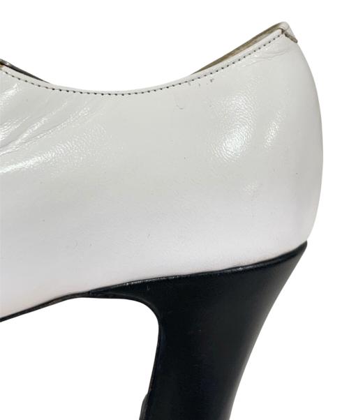 CHANEL（シャネル）CHANEL (シャネル) バイカラーパンプス ブラック×ホワイト サイズ:35の古着・服飾アイテム