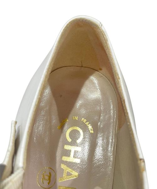 CHANEL（シャネル）CHANEL (シャネル) バイカラーパンプス ブラック×ホワイト サイズ:35の古着・服飾アイテム