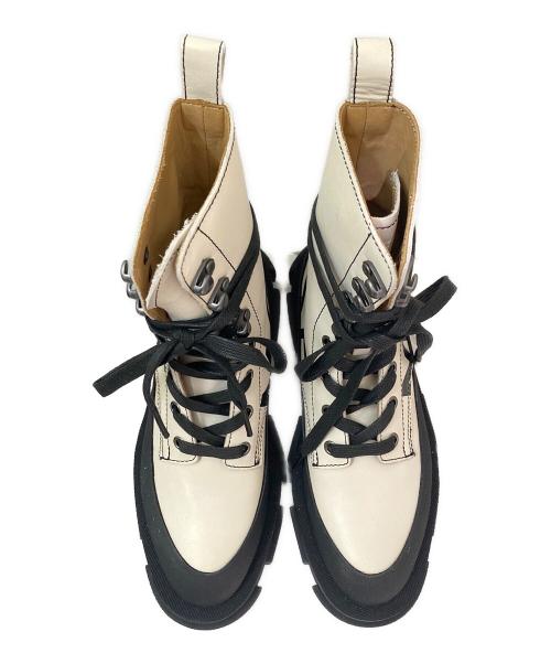 both（ボース）both (ボース) MONTSE both X MONSE GAO HIGH BOOTS-BLACK/WHITE ブラック サイズ:36の古着・服飾アイテム