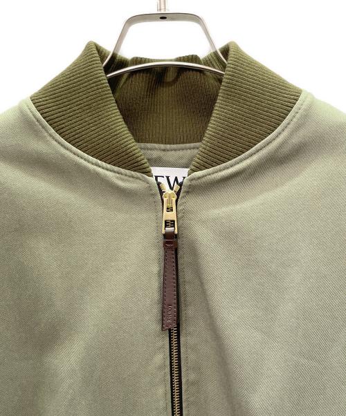 LOEWE（ロエベ）LOEWE (ロエベ) 切替ブルゾン カーキ サイズ:36の古着・服飾アイテム