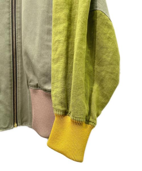 LOEWE（ロエベ）LOEWE (ロエベ) 切替ブルゾン カーキ サイズ:36の古着・服飾アイテム