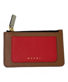 MARNI（マルニ）の古着「コインケース」｜ブラウン×レッド