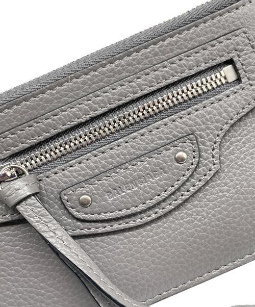 BALENCIAGA（バレンシアガ）BALENCIAGA (バレンシアガ) ネオクラシック/NEO CLASSIC コインケース グレーの古着・服飾アイテム