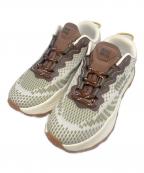 MIU MIUミュウミュウ）の古着「テクニカルファブリックスニーカー」｜ベージュ×カーキ