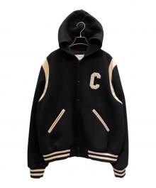 CELINE（セリーヌ）の古着「フード付き テディジャケット」｜ブラック