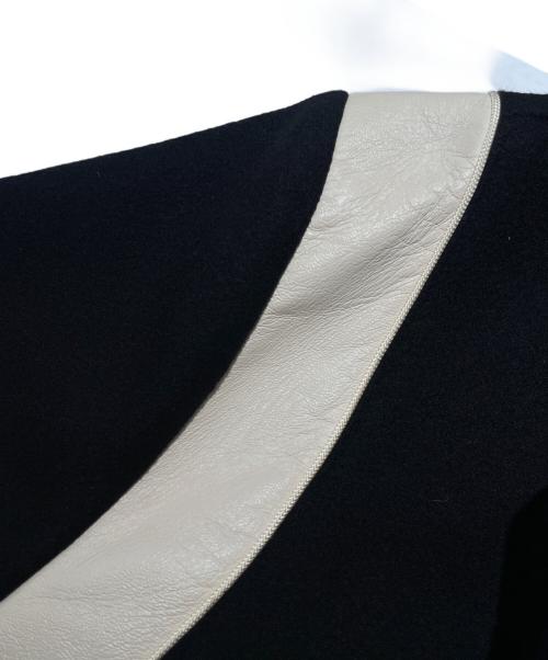 CELINE（セリーヌ）CELINE (セリーヌ) フード付き テディジャケット ブラック サイズ:52の古着・服飾アイテム