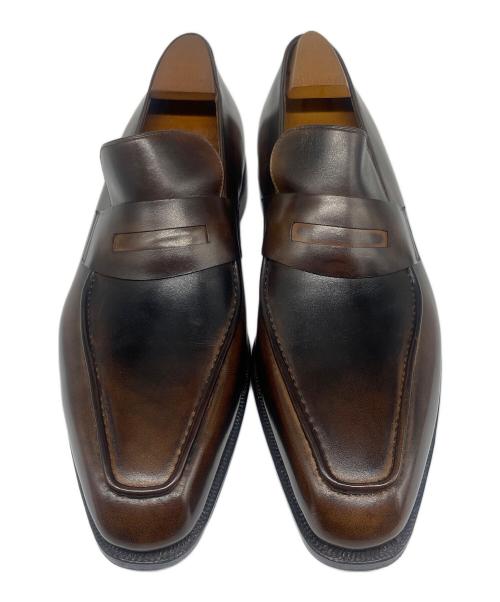 Corthay（コルテ）Corthay (コルテ) コインローファー/ドレスシューズ ブラウン サイズ:size8 2/1の古着・服飾アイテム
