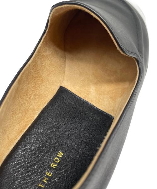 THE ROW（ザ ロウ）THE ROW (ザ ロウ) CANAL LOAFER ブラック サイズ:37の古着・服飾アイテム