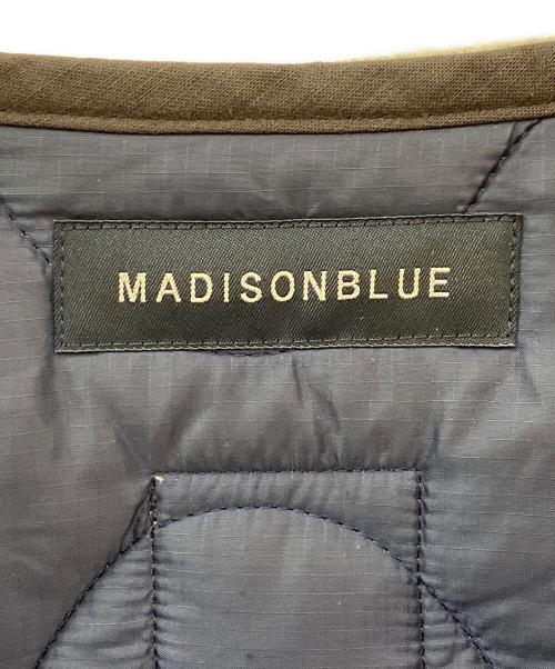 MADISON BLUE（マディソンブルー）MADISON BLUE (マディソンブルー) ベロア キルティング コート ブラック サイズ:00（XS）の古着・服飾アイテム
