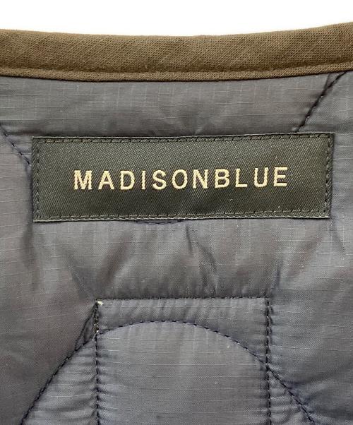 MADISON BLUE（マディソンブルー）MADISON BLUE (マディソンブルー) ベロア キルティング コート ブラック サイズ:00の古着・服飾アイテム