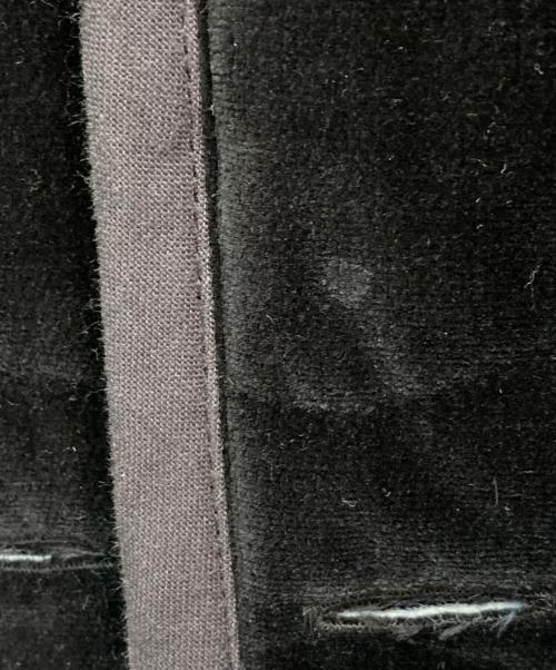 MADISON BLUE（マディソンブルー）MADISON BLUE (マディソンブルー) ベロア キルティング コート ブラック サイズ:00の古着・服飾アイテム