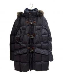 MOORER（ムーレー）の古着「PARK-LLフーデットダウンコート/ダウンコート/ファー付きフード」｜ネイビー