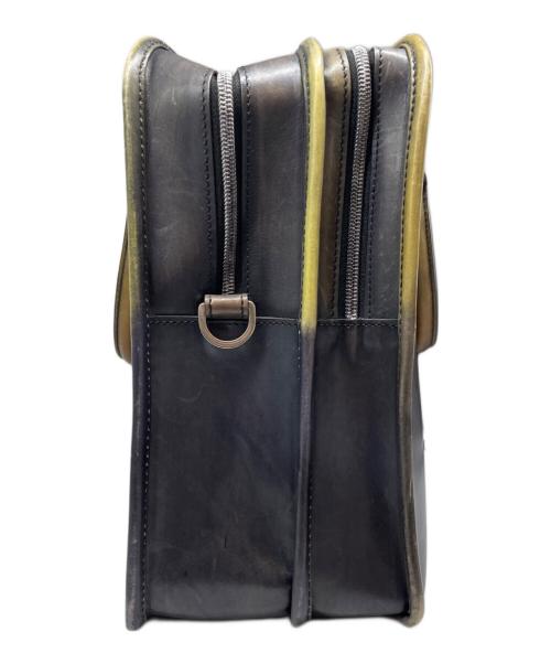 Berluti（ベルルッティ）Berluti (ベルルッティ) スムースカーフ レザーブリーフケース ブラウン×グリーンの古着・服飾アイテム