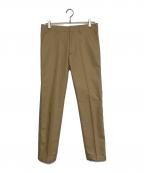 VALENTINOヴァレンティノ）の古着「サイドラインコットンパンツ」｜ベージュ