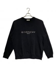 GIVENCHY（ジバンシィ）の古着「メタリック3Dロゴスウェット」｜ブラック