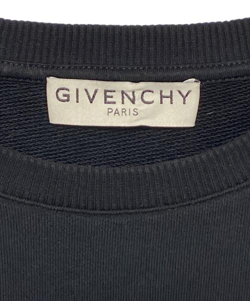 GIVENCHY（ジバンシィ）GIVENCHY (ジバンシィ) メタリック3Dロゴスウェット ブラック サイズ:XLの古着・服飾アイテム