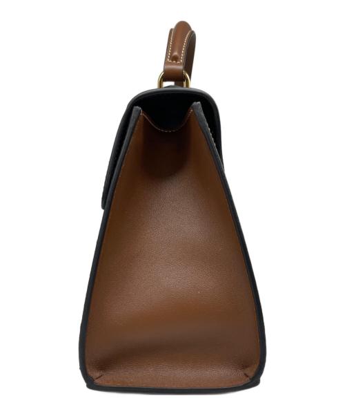 GUCCI（グッチ）GUCCI (グッチ) GG パドロック 2wayバッグ ブラウン×ブラックの古着・服飾アイテム