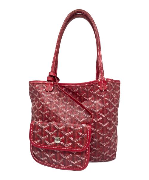 GOYARD（ゴヤール）GOYARD (ゴヤール) サンルイ ジュニア レッド サイズ:ジュニアの古着・服飾アイテム