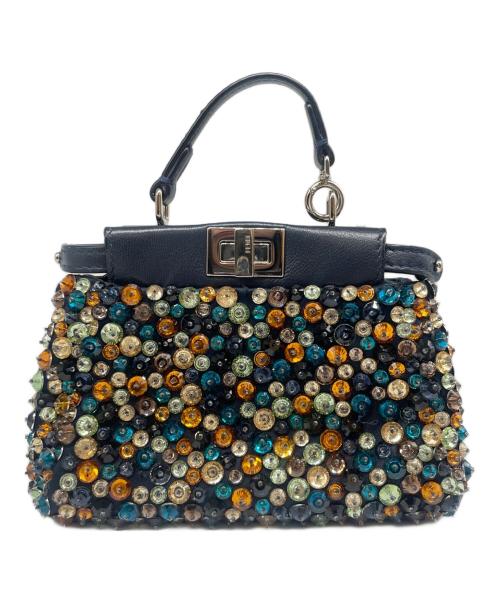 FENDI（フェンディ）FENDI (フェンディ) ピーカブー マイクロ ネイビー サイズ:マイクロの古着・服飾アイテム