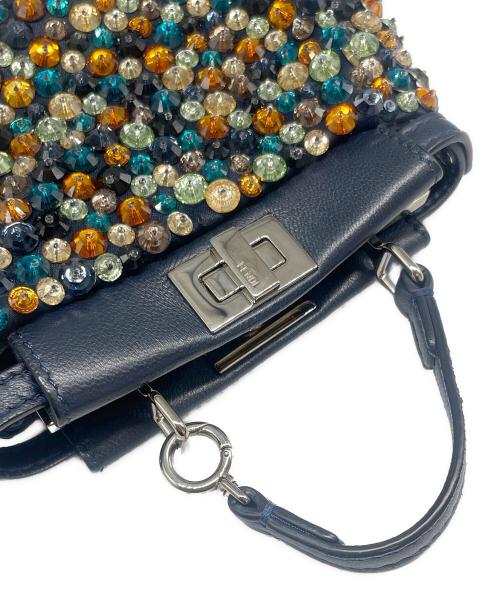 FENDI（フェンディ）FENDI (フェンディ) ピーカブー マイクロ ネイビー サイズ:マイクロの古着・服飾アイテム