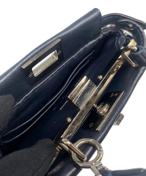 FENDI（フェンディ）FENDI (フェンディ) ピーカブー マイクロ ネイビー サイズ:マイクロの古着・服飾アイテム