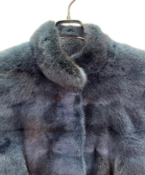 FENDI（フェンディ）FENDI (フェンディ) ミンクファーコート/ミンク/ファーコート/レザーベルト ブルー サイズ:38の古着・服飾アイテム