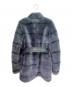 FENDI (フェンディ) ミンクファーコート/ミンク/ファーコート/レザーベルト ブルー サイズ:38：200000円