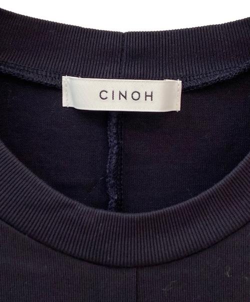 CINOH（チノ）CINOH (チノ) ノースリーブワンピース ネイビー サイズ:36の古着・服飾アイテム