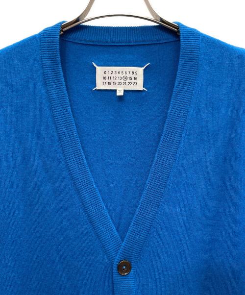 Martin Margiela14（マルタンマルジェラ14）Martin Margiela14 (マルタンマルジェラ14) エルボーパッチカーディガン ブルー サイズ:Ｍの古着・服飾アイテム