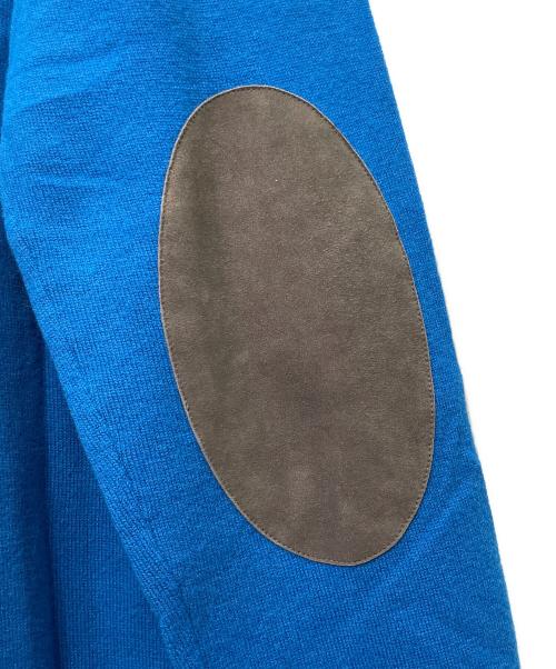 Martin Margiela14（マルタンマルジェラ14）Martin Margiela14 (マルタンマルジェラ14) エルボーパッチカーディガン ブルー サイズ:Ｍの古着・服飾アイテム