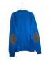 中古・古着 Martin Margiela14 (マルタンマルジェラ14) エルボーパッチカーディガン ブルー サイズ:Ｍ：18000円