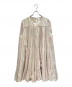 merletteマーレット）の古着「ブラウスワンピース」｜ベージュ