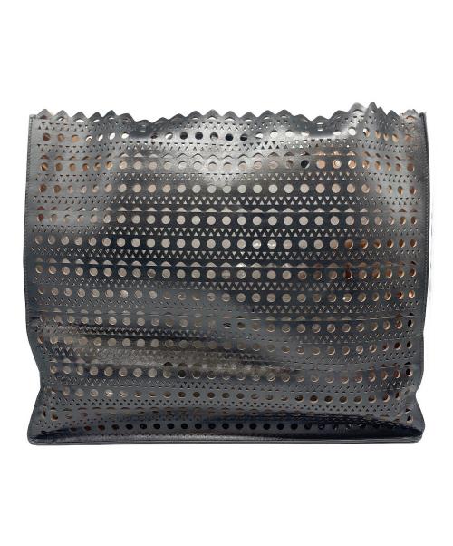 ALAIA（アライア）ALAIA (アライア) ギャランス ラージ レザー ショッパー ブラックの古着・服飾アイテム