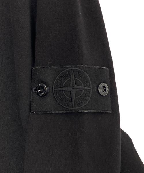 STONE ISLAND（ストーンアイランド）STONE ISLAND (ストーンアイランド) クルーネック スウェットシャツ ブラック サイズ:Mの古着・服飾アイテム