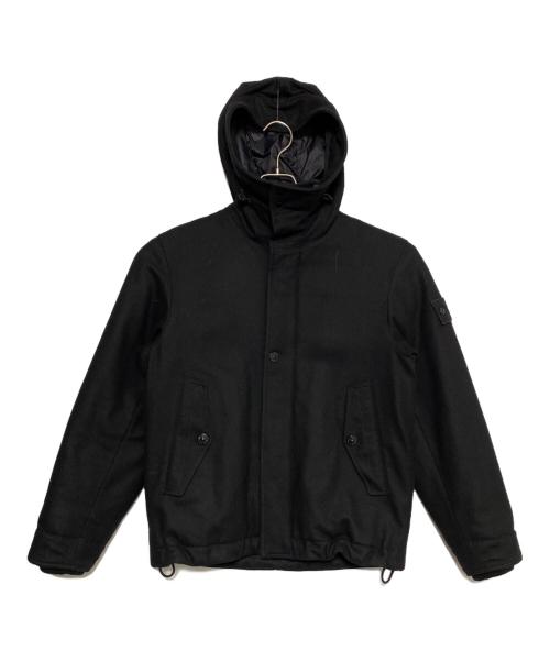 STONE ISLAND（ストーンアイランド）STONE ISLAND (ストーンアイランド) フーデッドジャケット ブラック サイズ:Sの古着・服飾アイテム